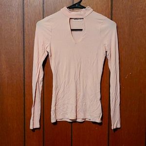 Hollister open neck long sleeve